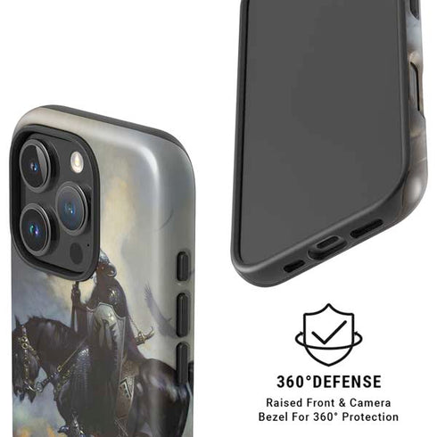Death Dealer on Horseback by Frazetta iPhone 16 Pro Max Magsafe Impact Case